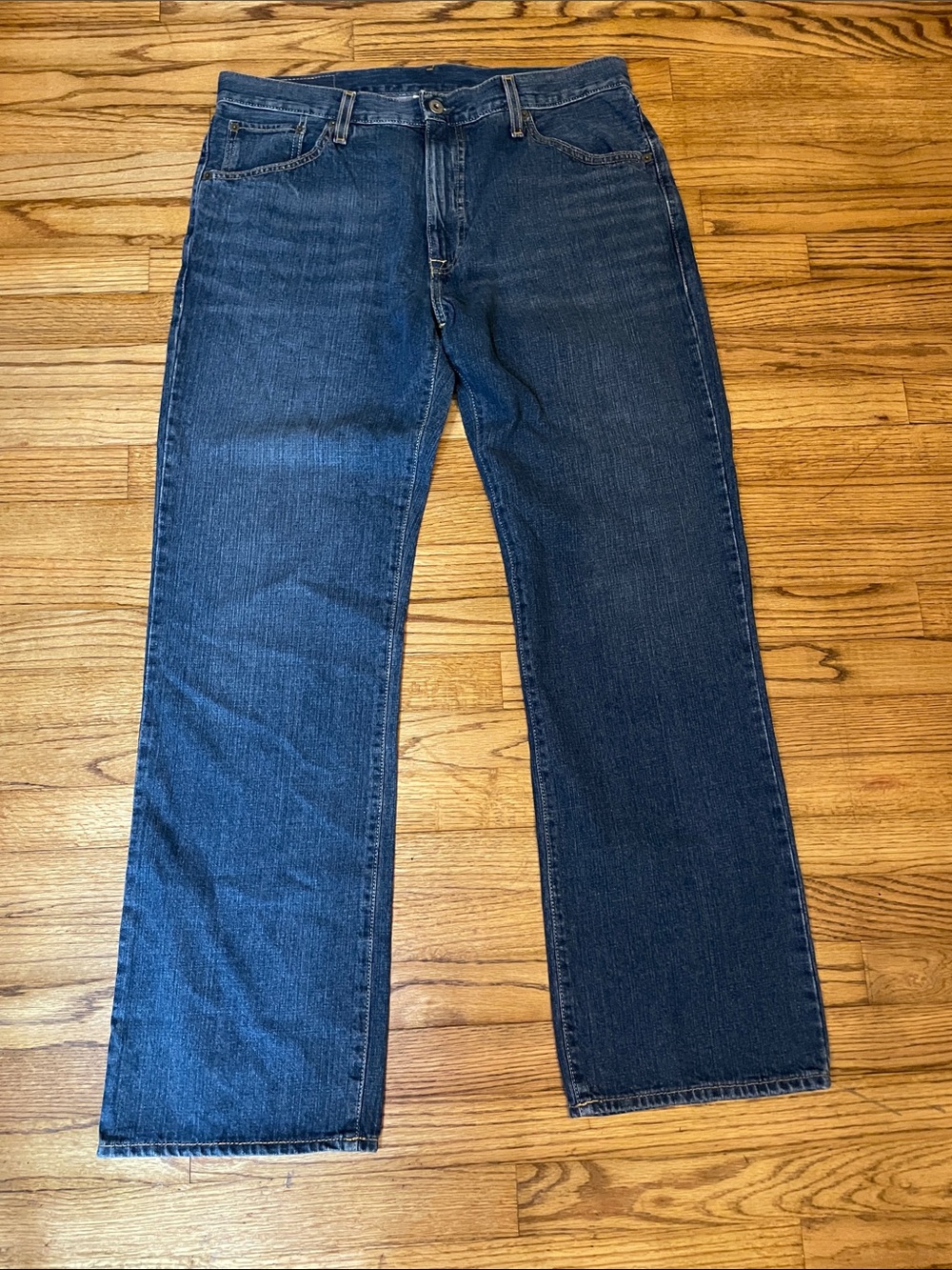Ralph Lauren 90’s Ashmore Men's Dark Blue Straight-Leg Jeans